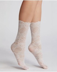 High Heel Jungle - Scalloped Lace Socks