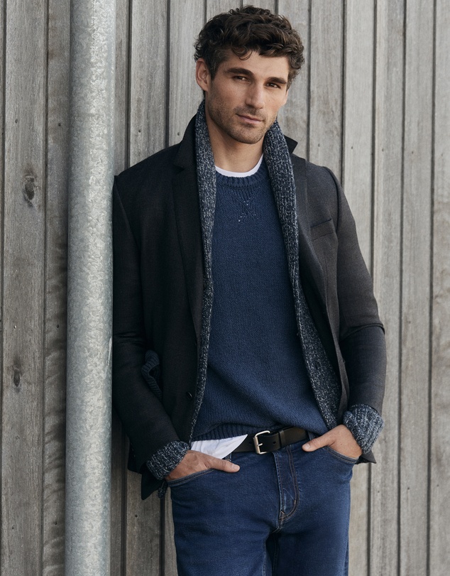 Country Road - Regular Fit Herringbone Wool Jacket