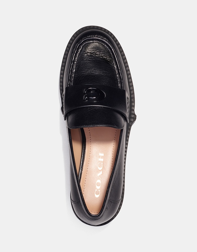 Coach - Leah Leather Loafers