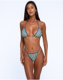 One Empire - Nohea Green Bikini Top