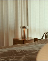 Dennis Did It - Portable Metal Touch Lamp Aluminium
