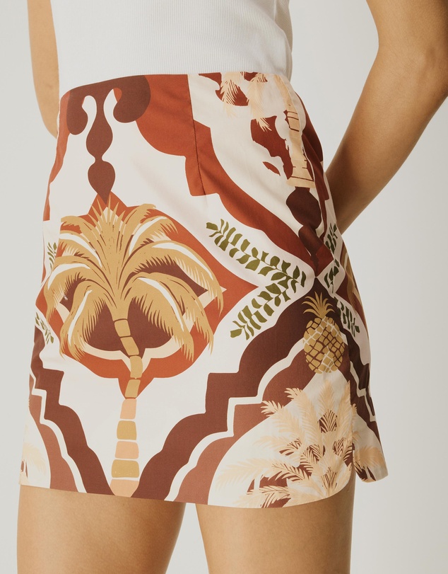 Atmos&Here - Palmer Printed Mini Skirt