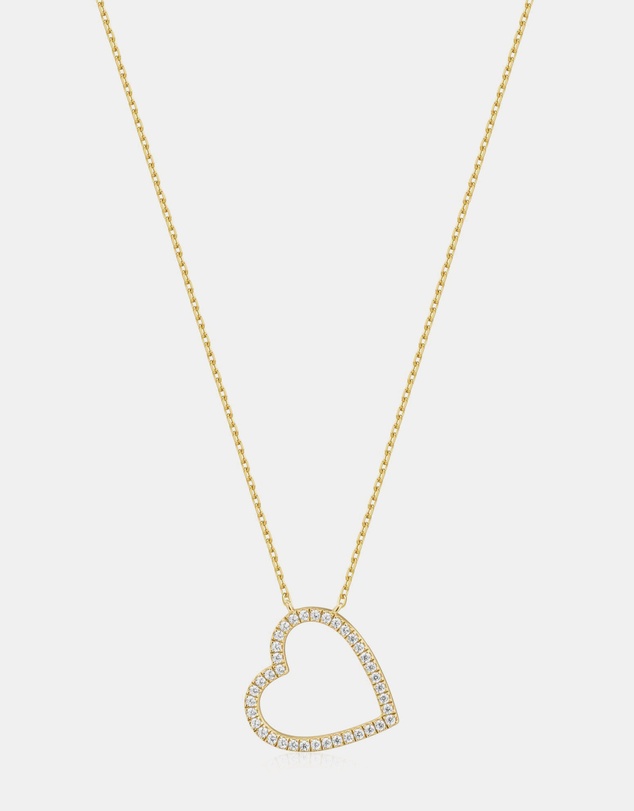 Ania Haie - Ania Haie Gold Heart Pendant Necklace