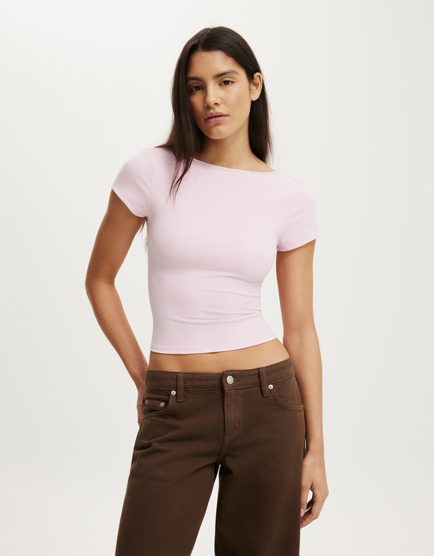 Cotton On - Hold Me Scoop Back Tee
