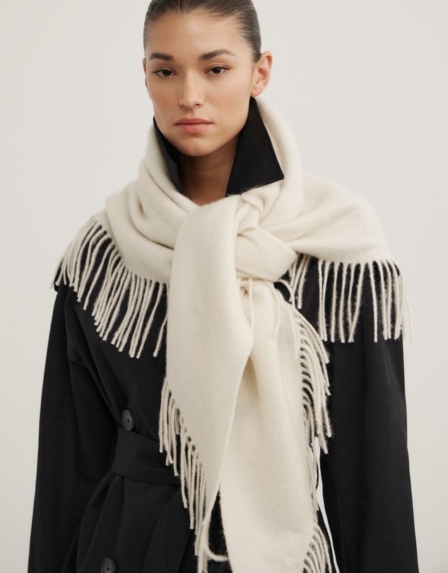 Witchery - Fringe Triangle Scarf