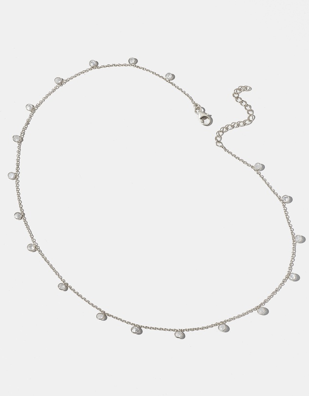 CA Jewellery - Moonstone Necklace Silver