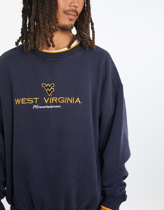 Vintage by The Real Deal - Pre Loved - Vintage 90s NCAA West Virginia Mountaineers Sweatshirt