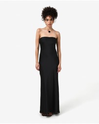 Forcast - Martini Strapless Satin Dress