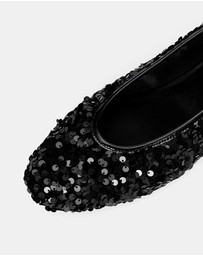 ARKET - Kitt Sequin MJ Flats - Women's