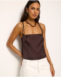 AERE - Madison Satin Top