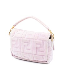 Pre-Loved by Azura Reborn - Pre-Loved Mini Zucca Embossed Velvet Baguette Satchel