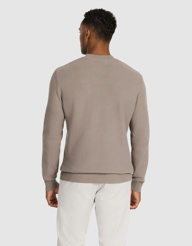 Tarocash - Idris Textured Crew Knit