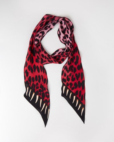 Leopard's Teeth Super Skinny Scarf