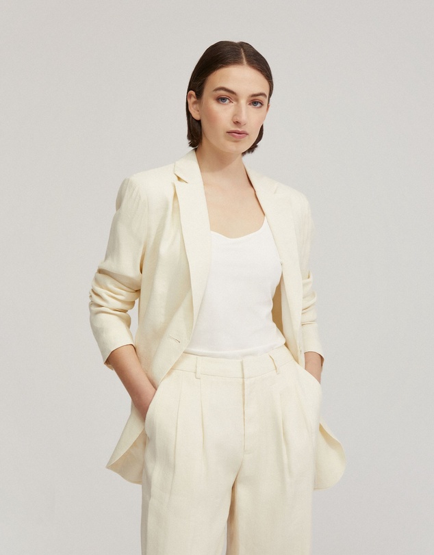 Oxford - Willow Linen Blend Oversize Blazer
