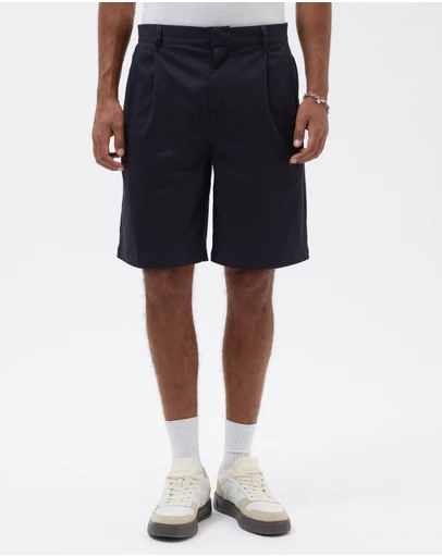AERE - Cedric Pleated Shorts
