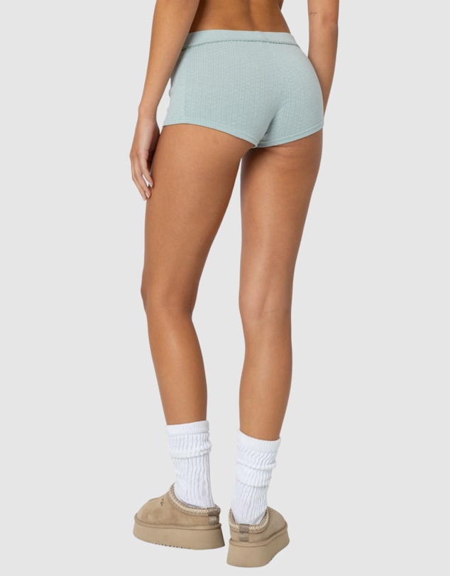 EDIKTED - Maelle Pointelle Micro Shorts