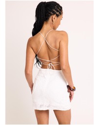 Subtitled - Vista Lace Knit Mini Dress