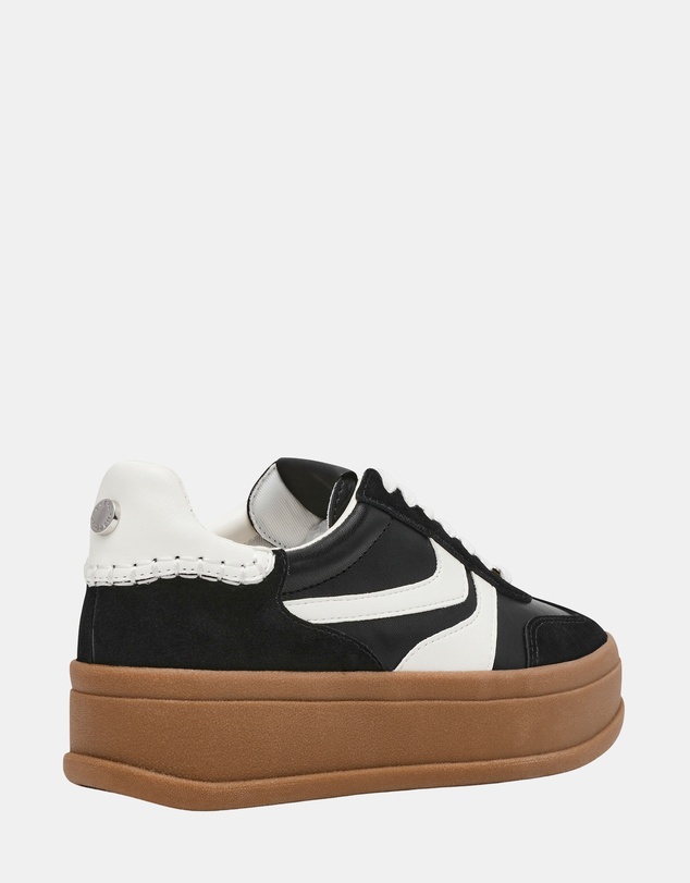 Steve Madden - Off-Track Black Suede Sneakers