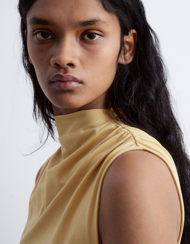 & Other Stories - Sleeveless Mock-Neck Top