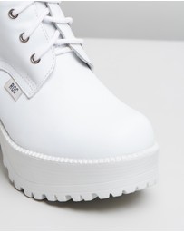 ROC Boots Australia - Lash Leather Platform Boots