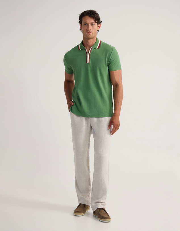 Oxford - Orwell Zip Neck Polo