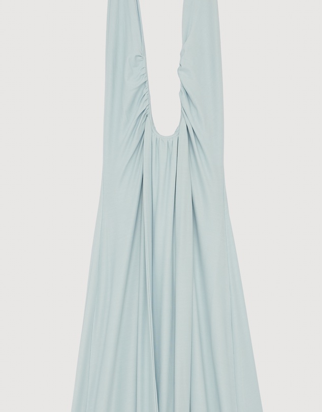 Revibe - Repaired MISHA Jennifer Cupro Maxi Dress - AU 8