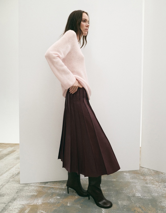 M.N.G - Flared Skirt With Godets