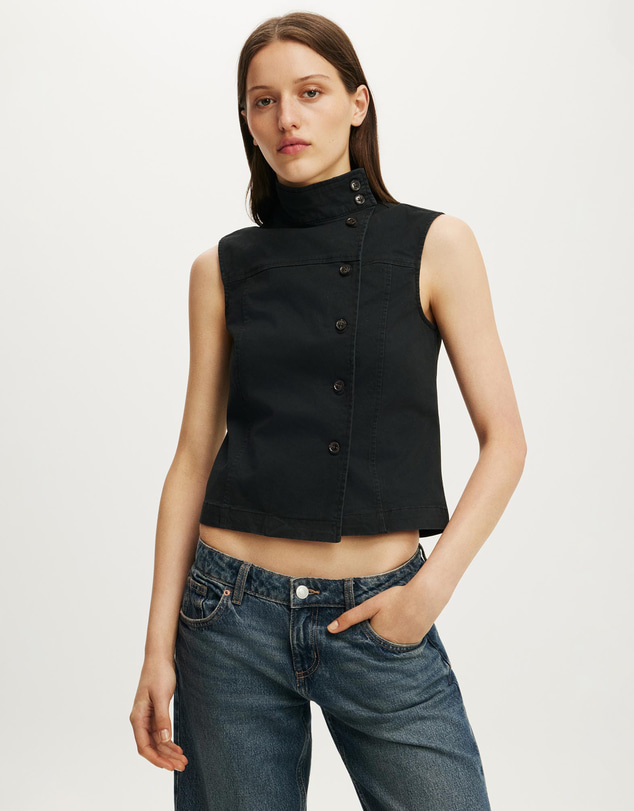 Cotton On - Frankie Funnel Neck Top