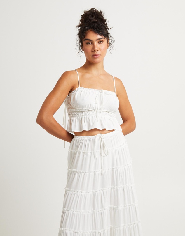 Subtitled - Sereno Peplum Top