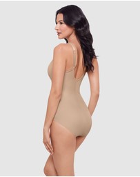 Miraclesuit Shapewear - Sexy Sheer Shaping Underwired Padded Bodysuit
