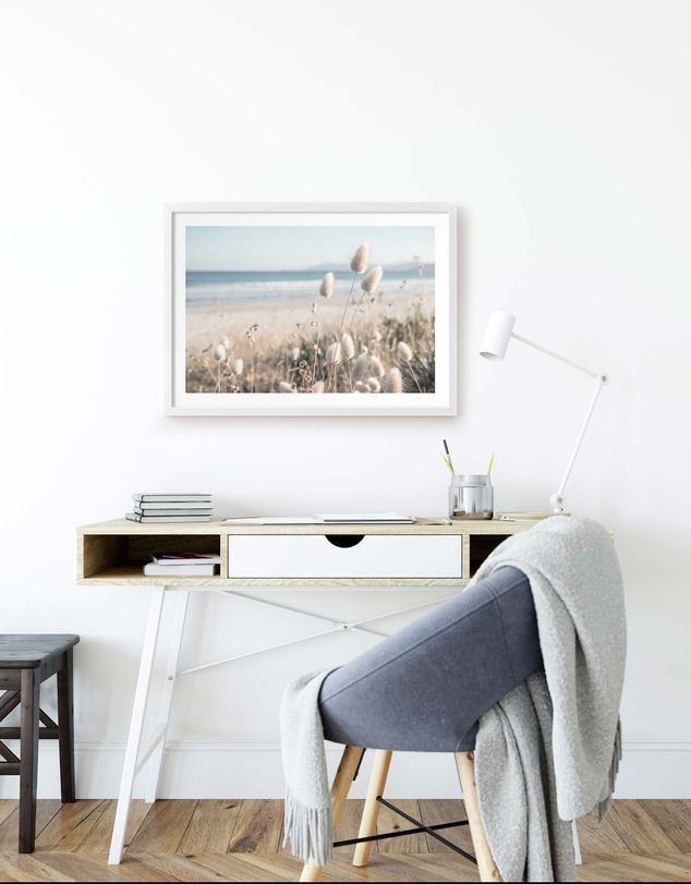 Olive et Oriel - Seaside Grass Art Print