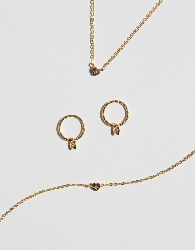 SAINT VALENTINE - Mini Heart Bracelet - Gold