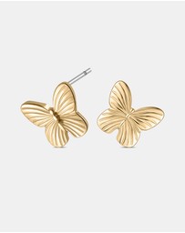 Mestige Kids - Bella Butterfly Earrings - 18K Gold Plated
