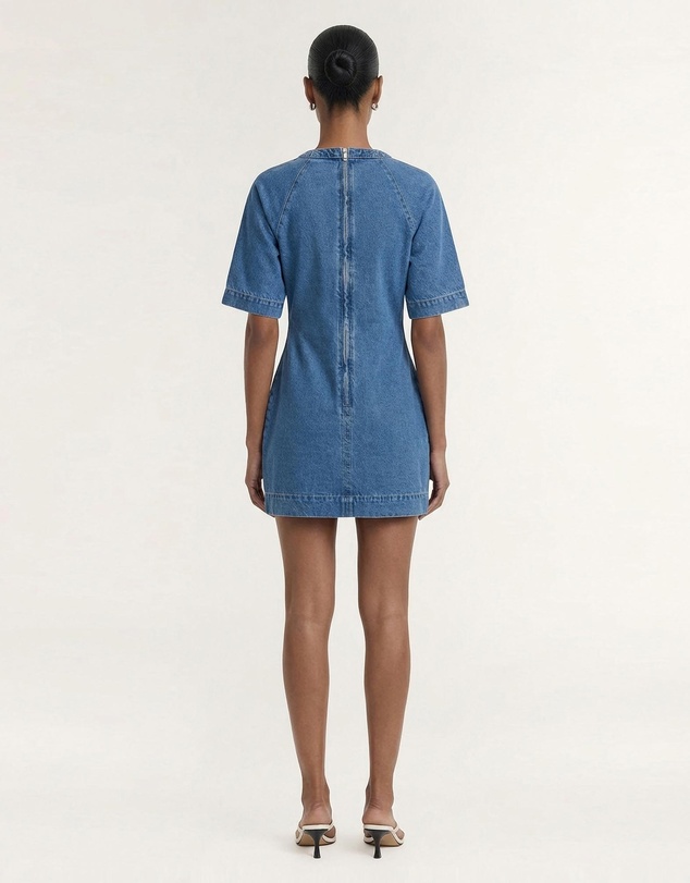 Staple the Label - Ari Wrap Denim Dress