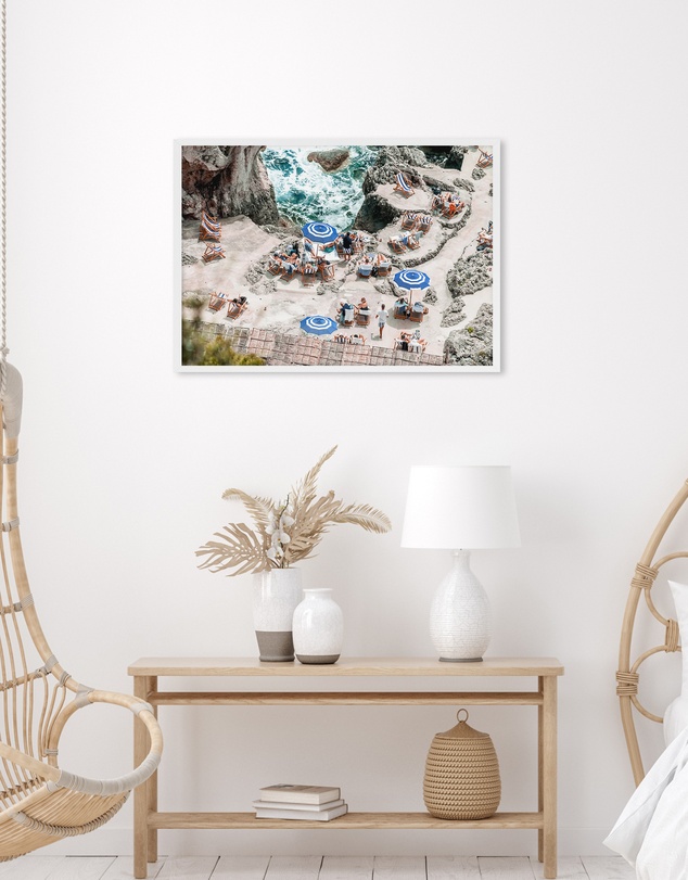 Olive et Oriel - View to Fontelina Art Print