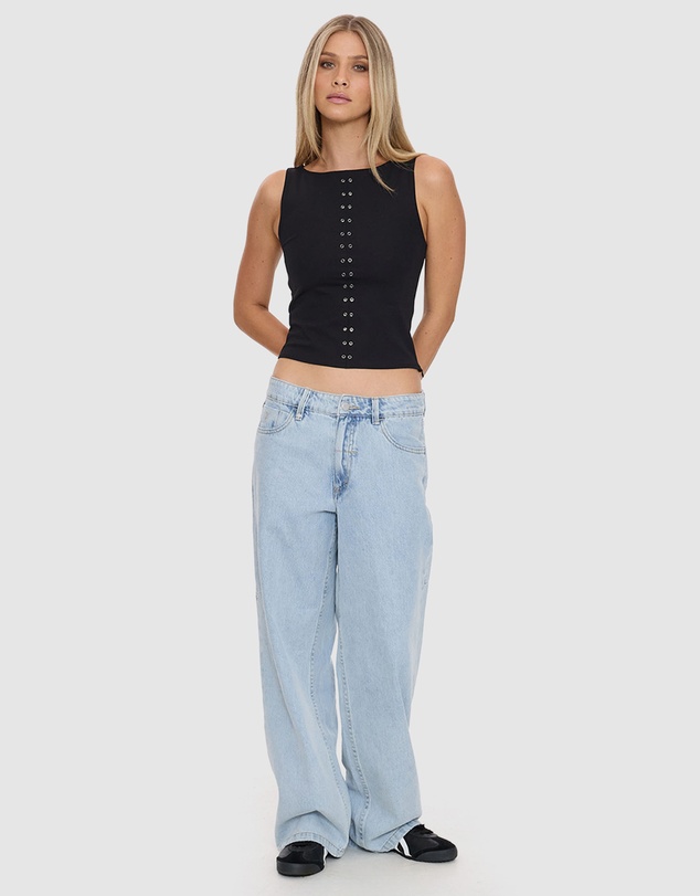 Thrills - Rhyde Eyelet Tank