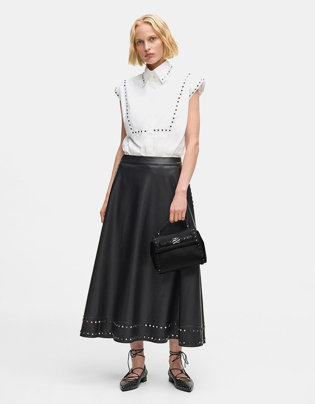 Karl Lagerfeld - K/Autograph Small Stud Top-Handle Bag