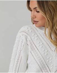 Esther & Co - Rheane Knit - White