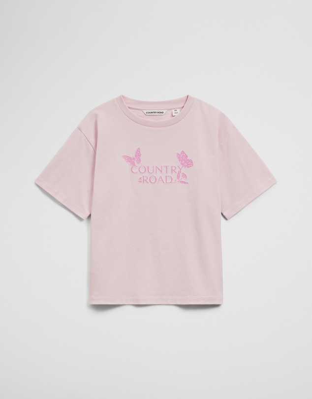 Country Road - Short Sleeve Butterfly T-shirt