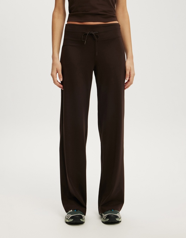 Cotton On Body Active - Ultra Soft Tie Front Wide Leg Pant