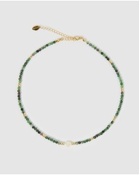 Arms Of Eve - Mila Gemstone Necklace - Clinozoisite