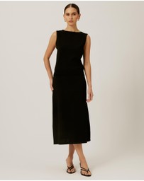 Tussah - Knitted Midi Skirt