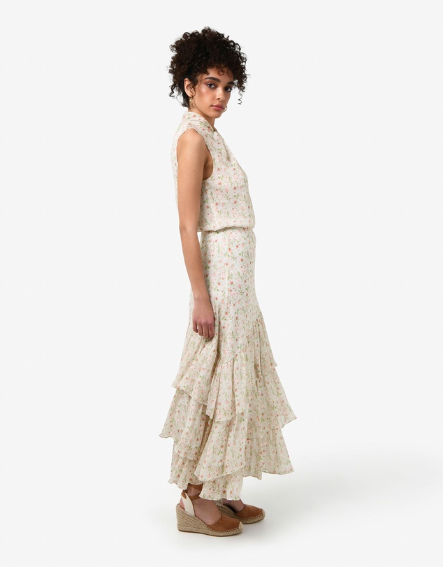 Forcast - Indy Ruffle Floral Skirt
