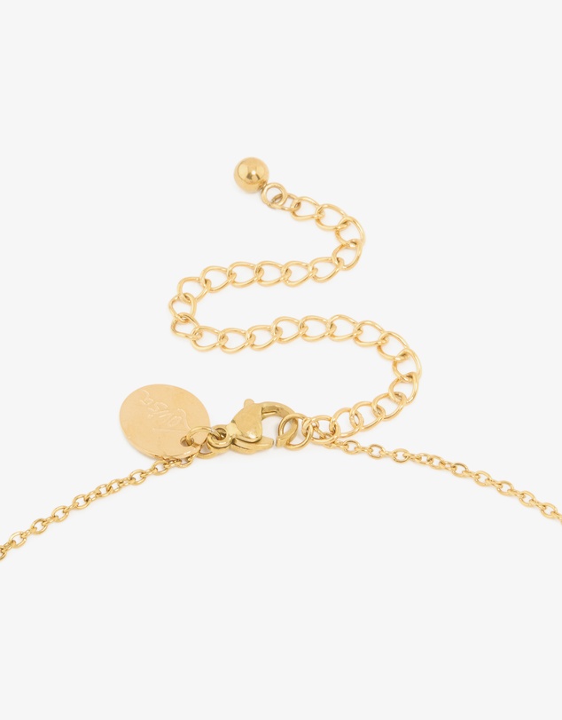 Lovisa - Waterproof Gold Plated Stainless Steel Large Bubble Letter C Necklace