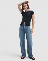 rag & bone - The Knit Button Tee
