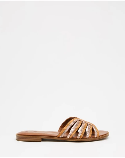 Naturalizer - Lane Slide - Tan Multi