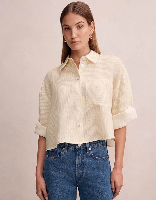 Forever New - Bowie Cropped Shirt