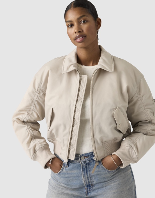 Levi's - Bowie Cropped Bomber Jacket