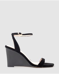 Edward Meller - SHANIA90 Single Strap Sandal on Wedge