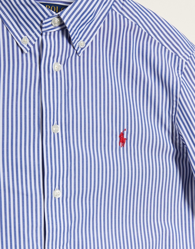 Polo Ralph Lauren - Striped Cotton Poplin Shirt - Teens - ICONIC EXCLUSIVE
